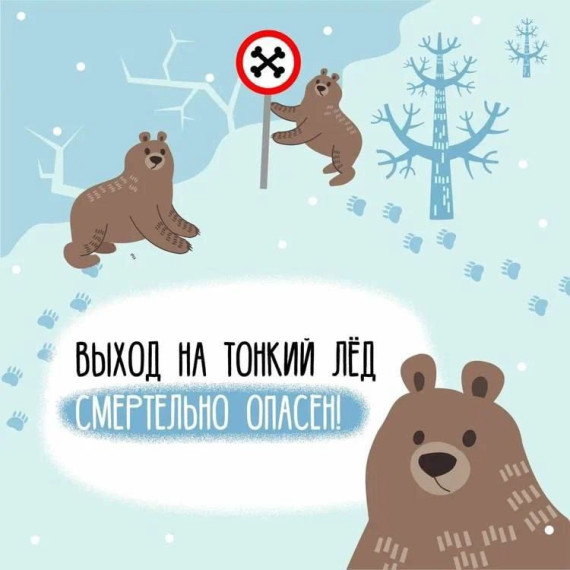Выход на лед опасен!!!!.